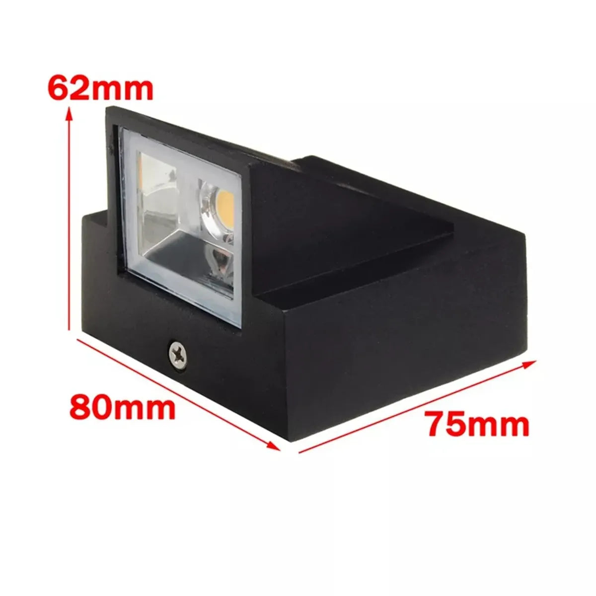 Applique murale extérieure étanche en aluminium, lampe LED 5W pour balcon et jardin.